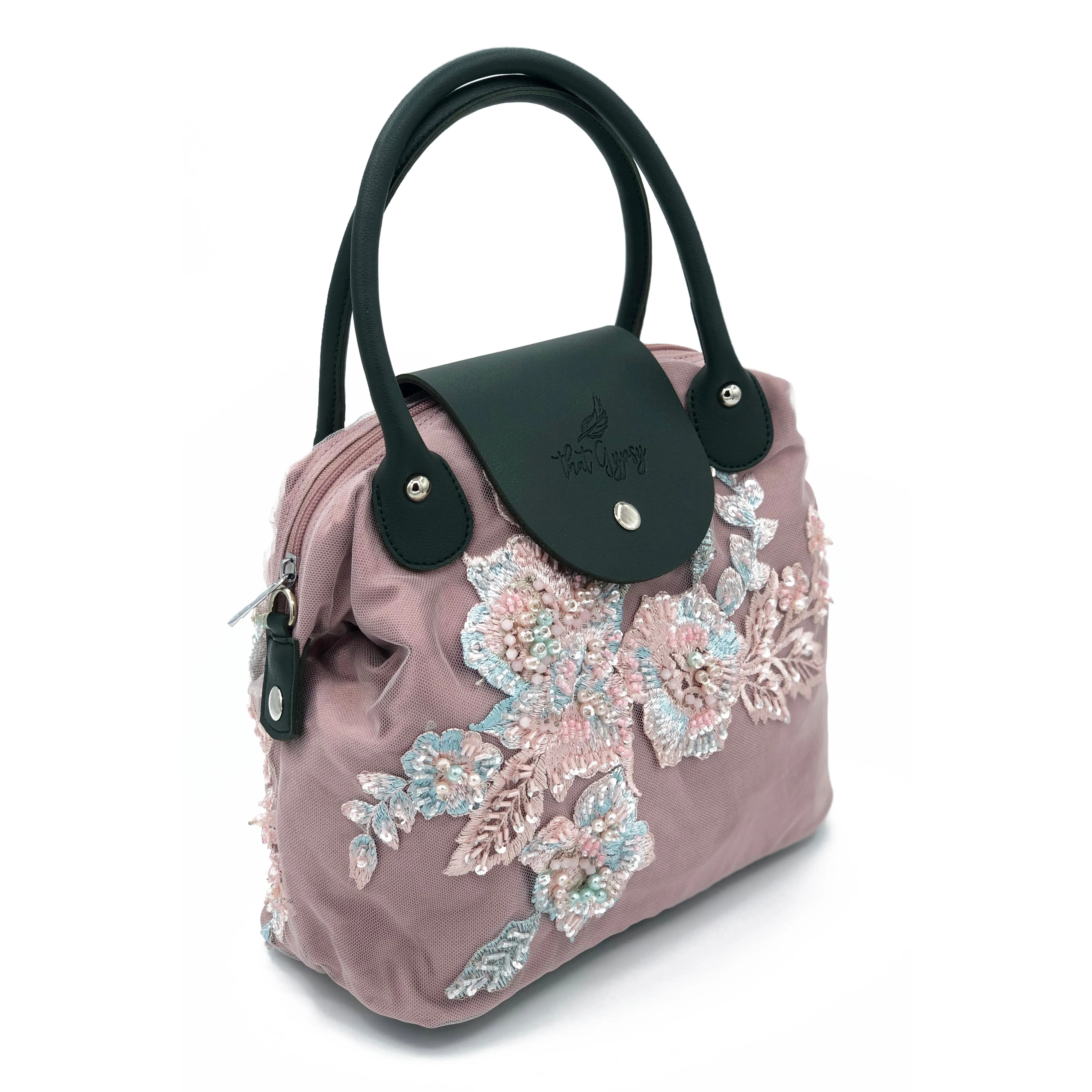 Dusty Olive Pink Fairy | Party Purses