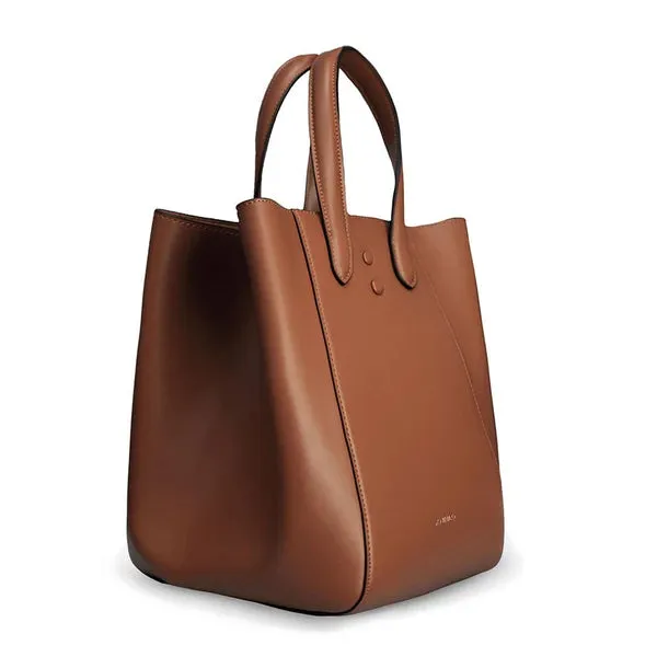 Eight leather tan bag