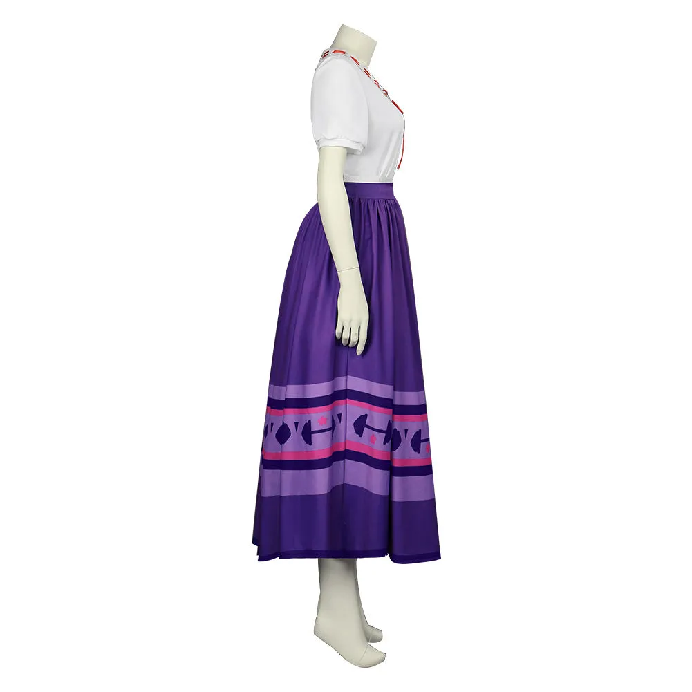 Encanto Luisa Madrigal Cosplay Costume Outfits Halloween Carnival Suit