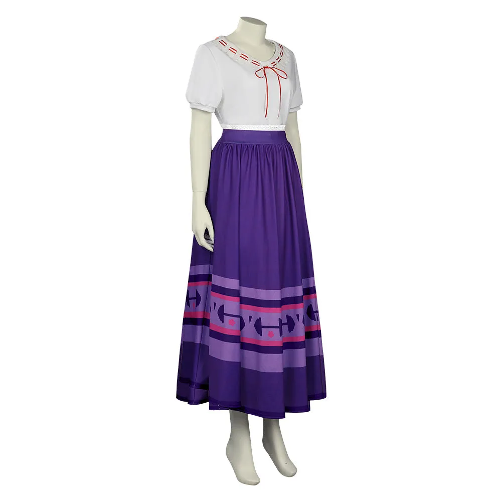 Encanto Luisa Madrigal Cosplay Costume Outfits Halloween Carnival Suit