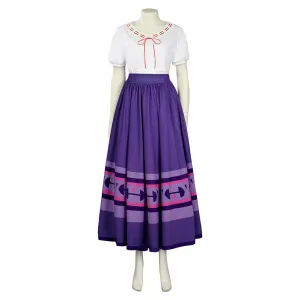 Encanto Luisa Madrigal Cosplay Costume Outfits Halloween Carnival Suit