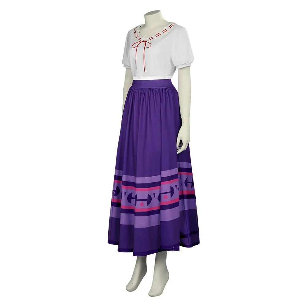 Encanto Luisa Madrigal Cosplay Costume Outfits Halloween Carnival Suit