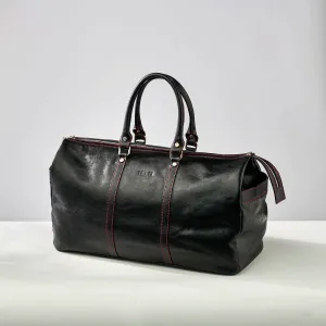Enzo Duffle Rosso Nero