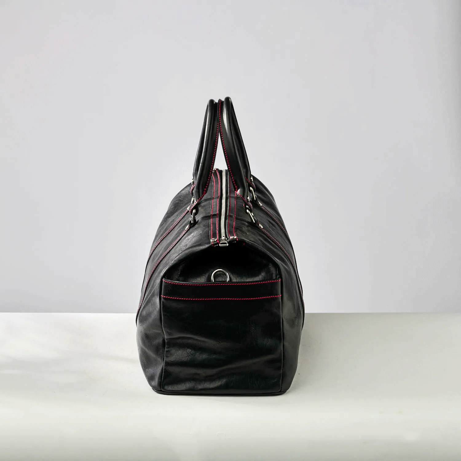 Enzo Duffle Rosso Nero
