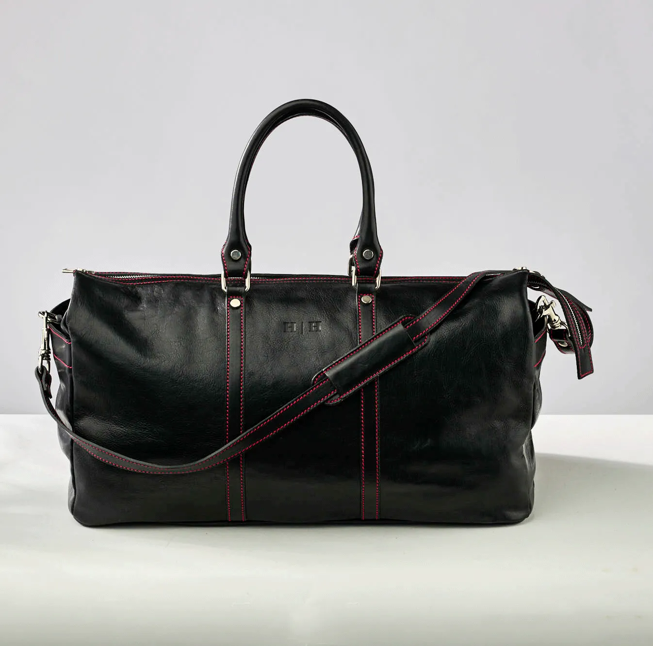 Enzo Duffle Rosso Nero