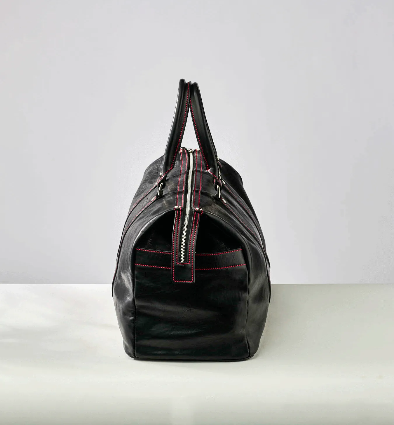 Enzo Duffle Rosso Nero
