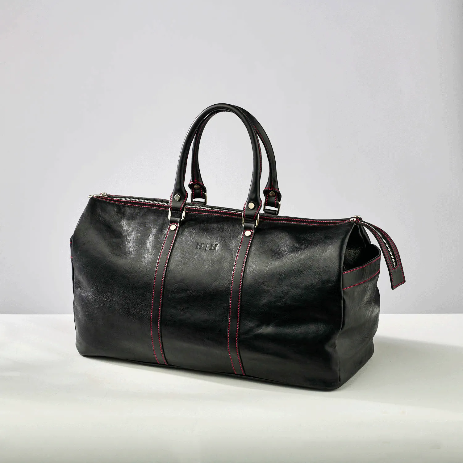 Enzo Duffle Rosso Nero
