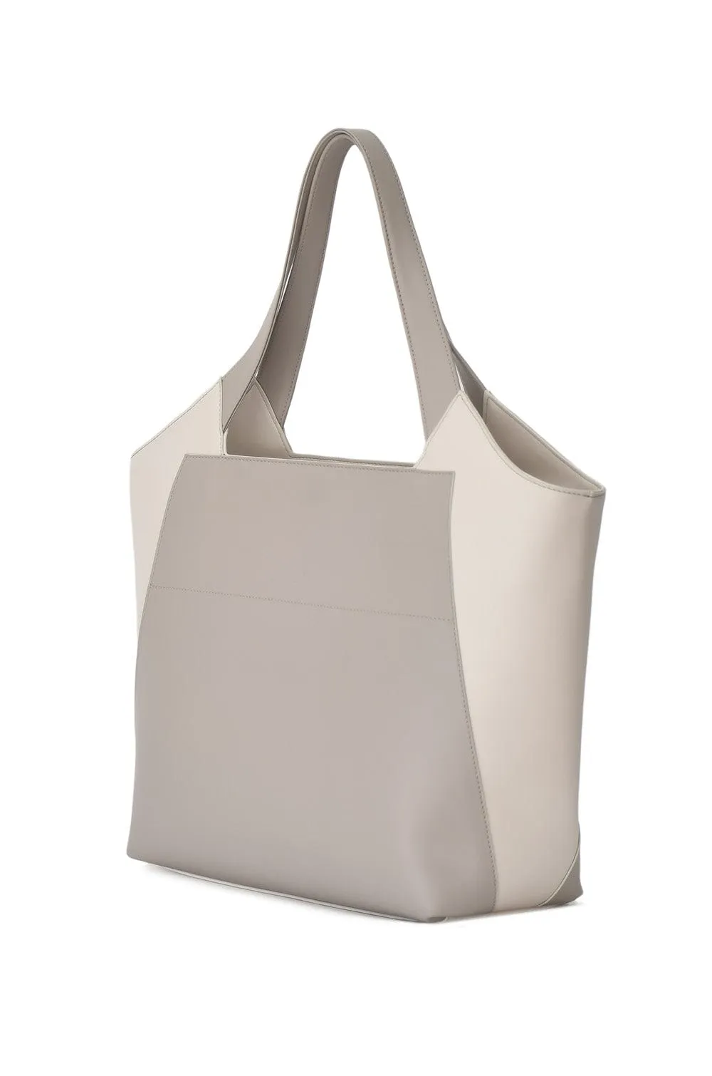 Executive Vegan Leather Business Tote | Bicolor