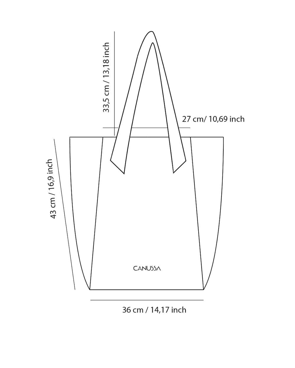Executive Vegan Leather Business Tote | Bicolor