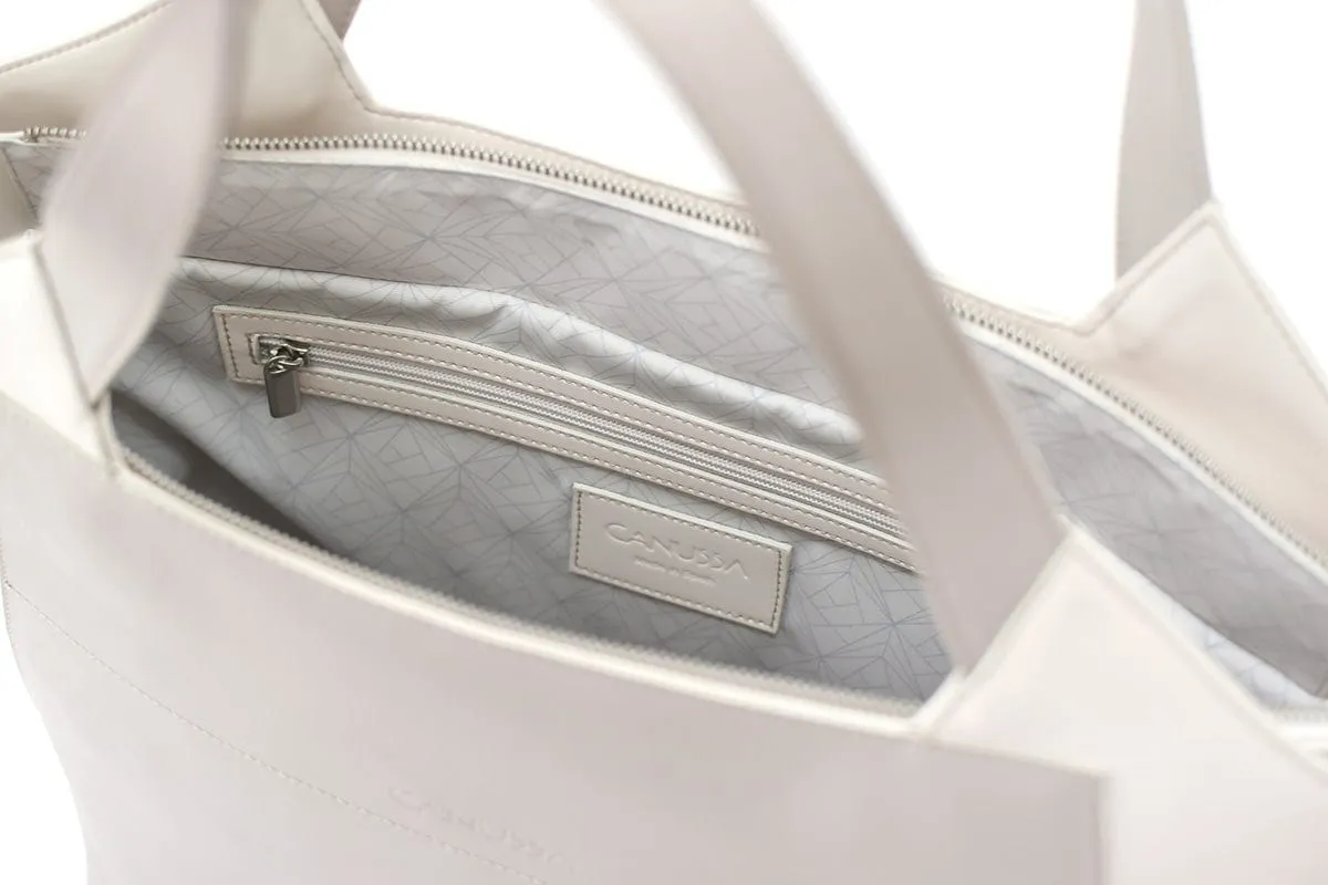 Executive Vegan Leather Business Tote | Bicolor