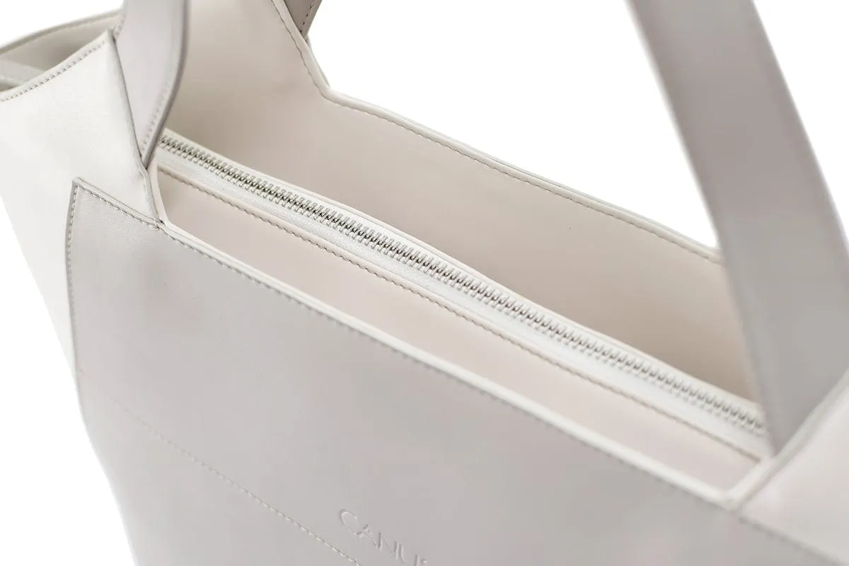 Executive Vegan Leather Business Tote | Bicolor