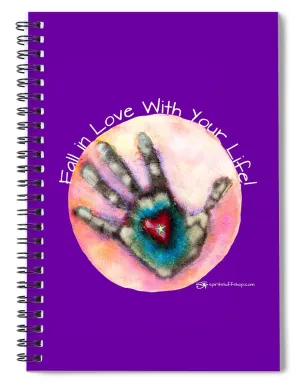 Fall In Love With Your Life - Spiral Notebook