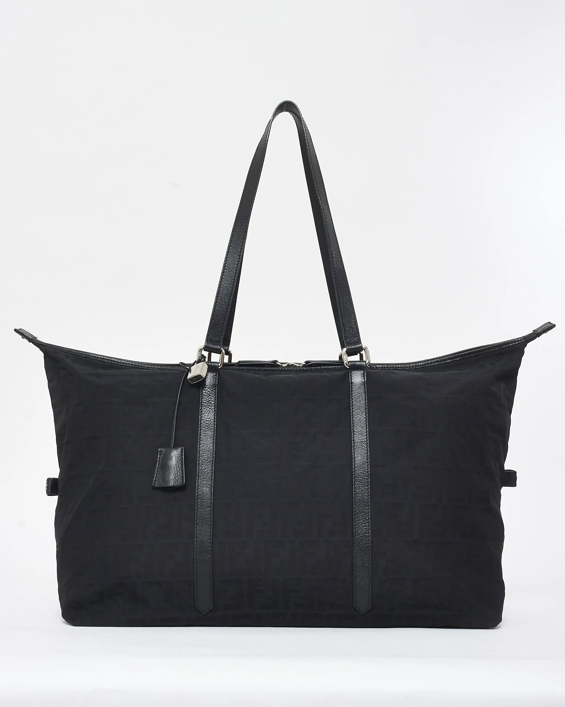 Fendi Black Zucca Canvas Large Tote Bag