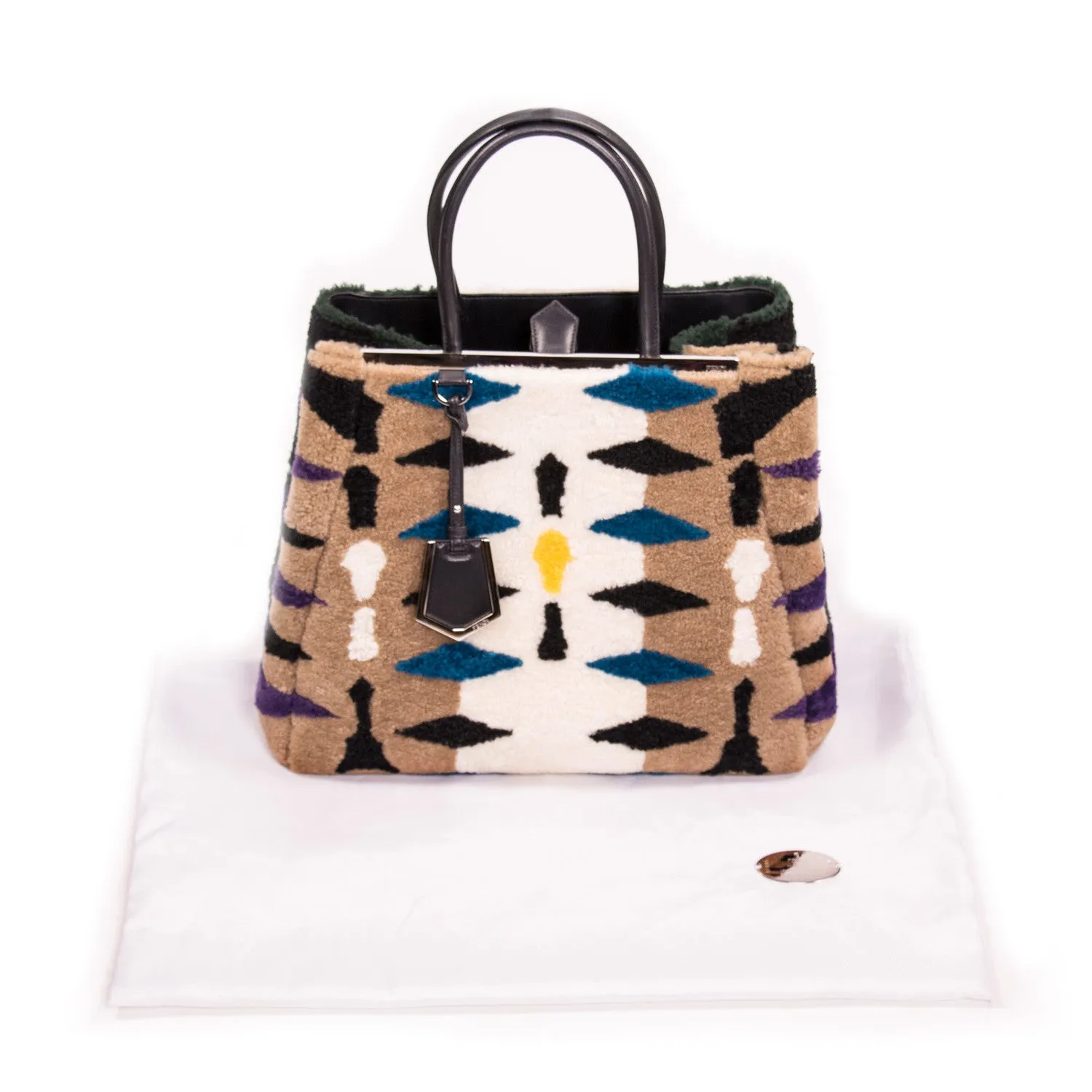 Fendi Shearling Large 2jours Tote