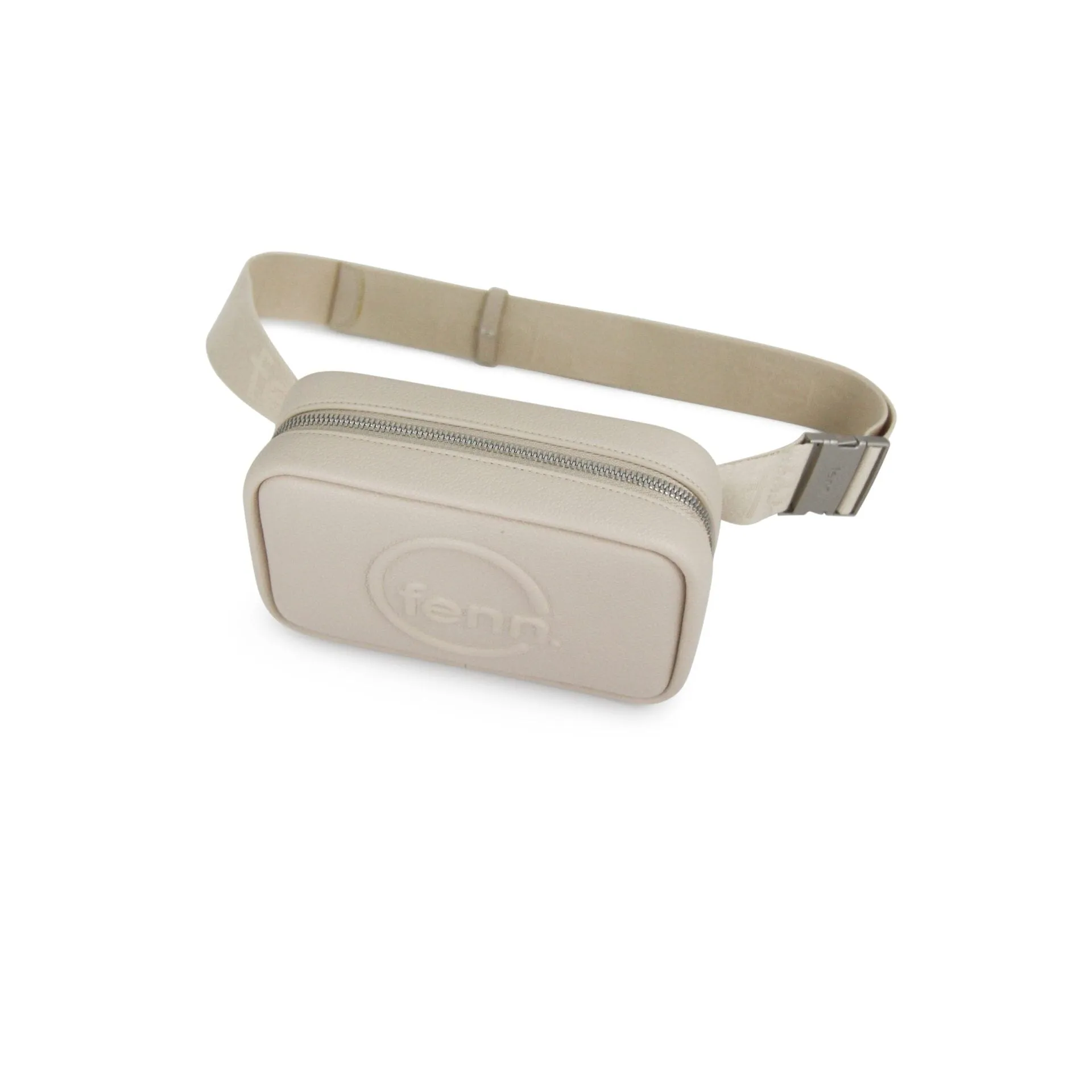 Fenn Pouch Strap Oatmeal Silver Handbag
