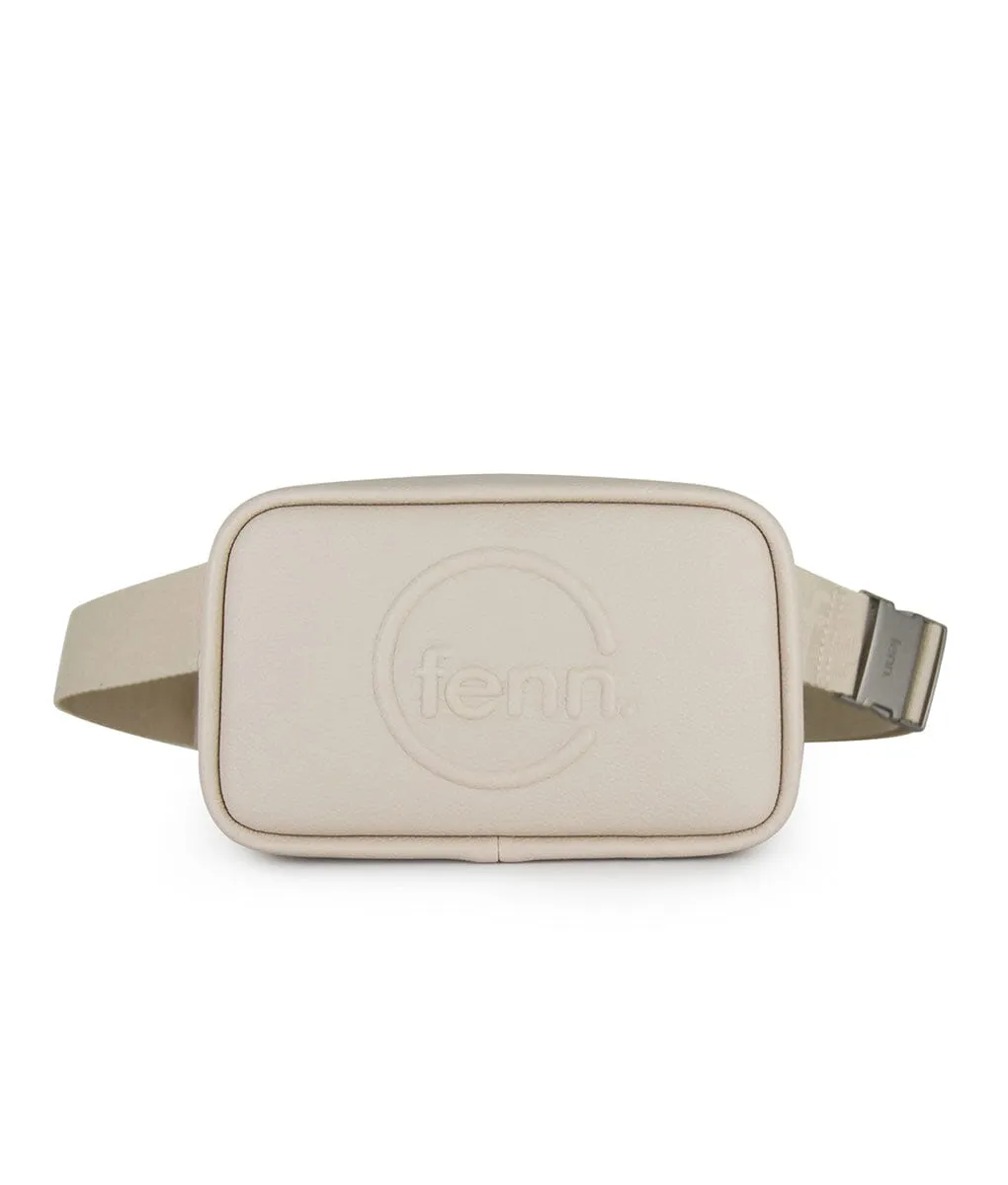 Fenn Pouch Strap Oatmeal Silver Handbag