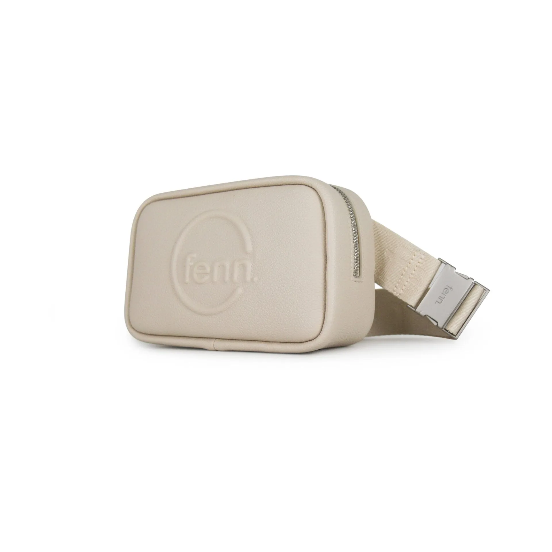 Fenn Pouch Strap Oatmeal Silver Handbag