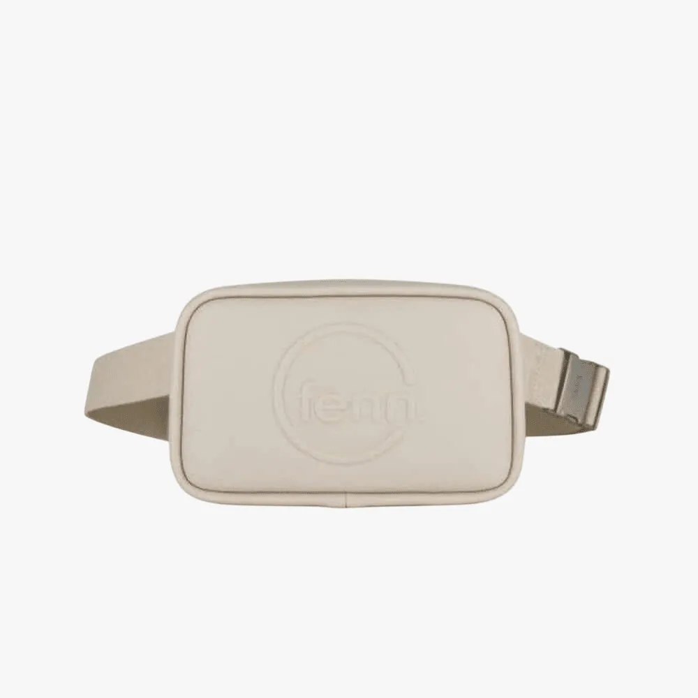 Fenn Pouch Strap Oatmeal Silver Handbag