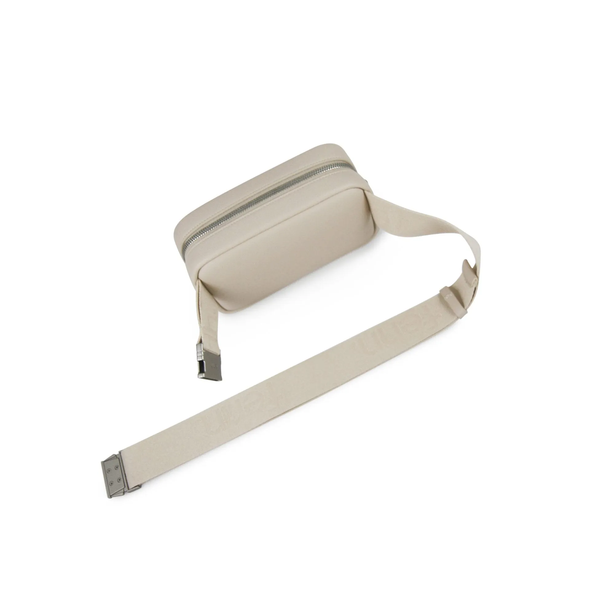 Fenn Pouch Strap Oatmeal Silver Handbag