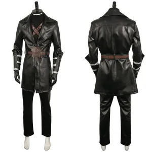 FINAL FANTASY 7 Youth Sephiroth Leather Coat Cosplay Costume Outfits Halloween Carnival Suit