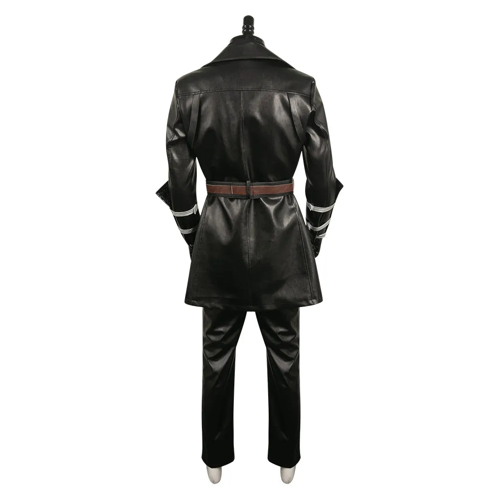 FINAL FANTASY 7 Youth Sephiroth Leather Coat Cosplay Costume Outfits Halloween Carnival Suit