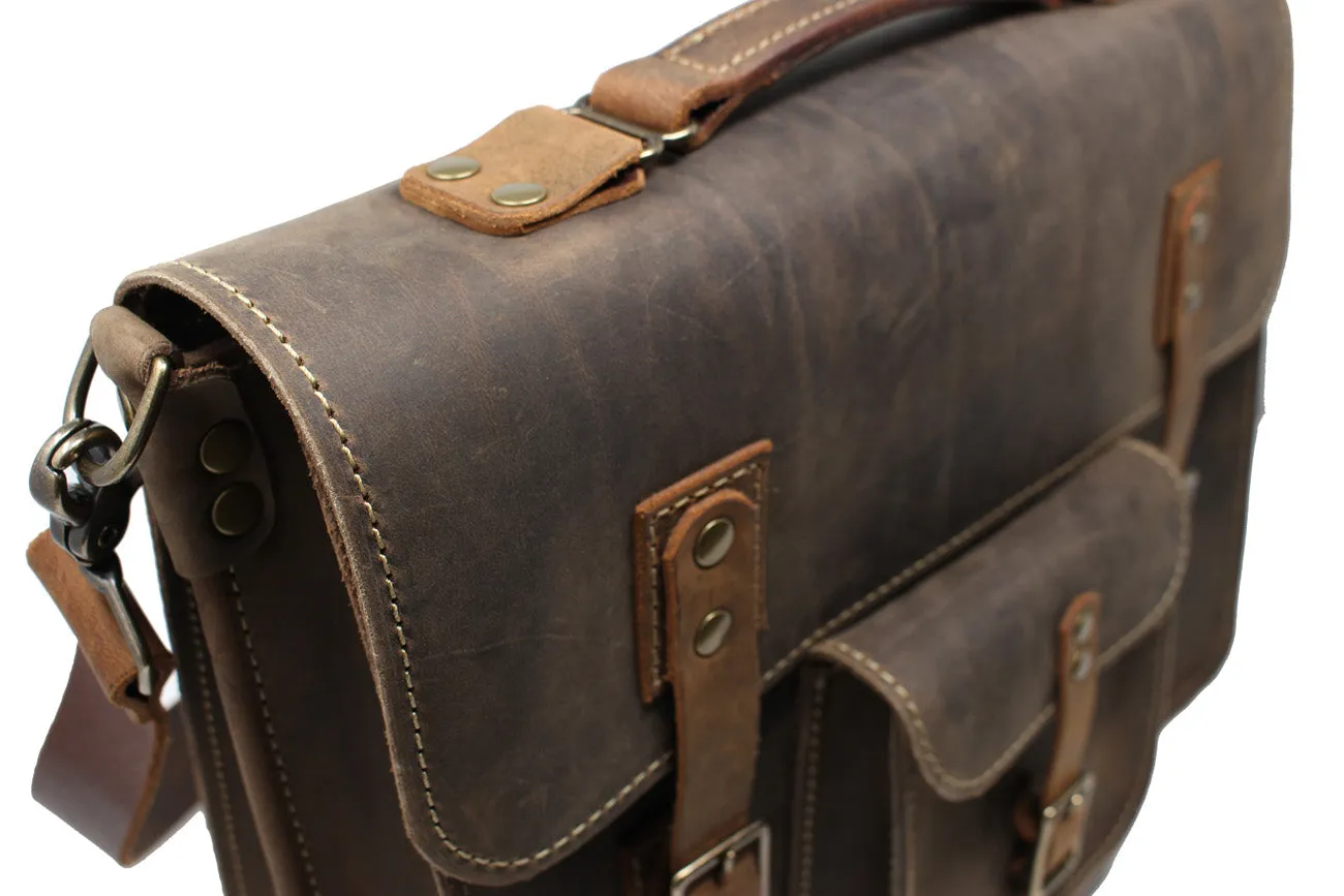 Finch Briefcase - Crazyhorse