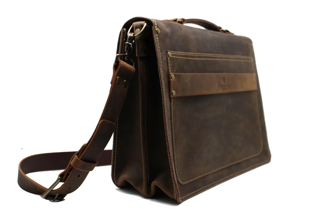 Finch Briefcase - Crazyhorse
