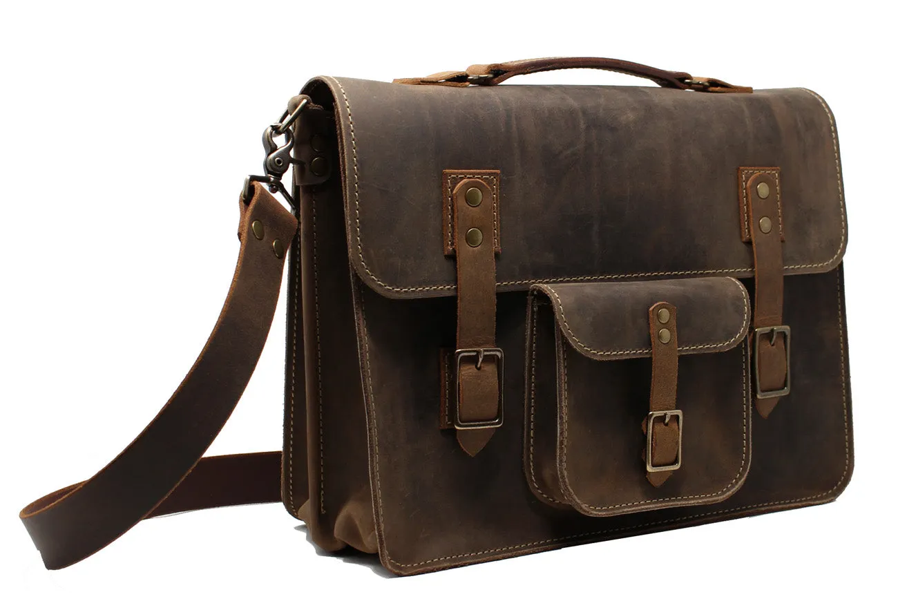 Finch Briefcase - Crazyhorse