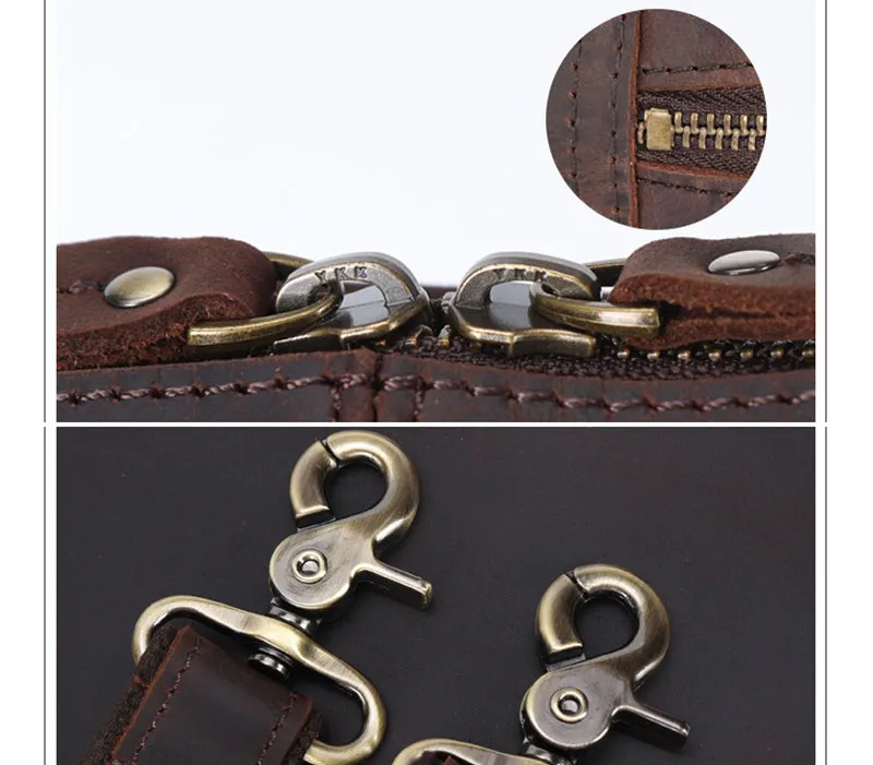 Full Grain Leather Briefcase Vintage Leather Attache Leather Portfolio Mens Leather Laptop Bag Shoulder Bag