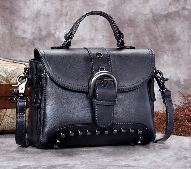 Full Grain Leather Shoulder Bags, Designer Handbag For Women A0288