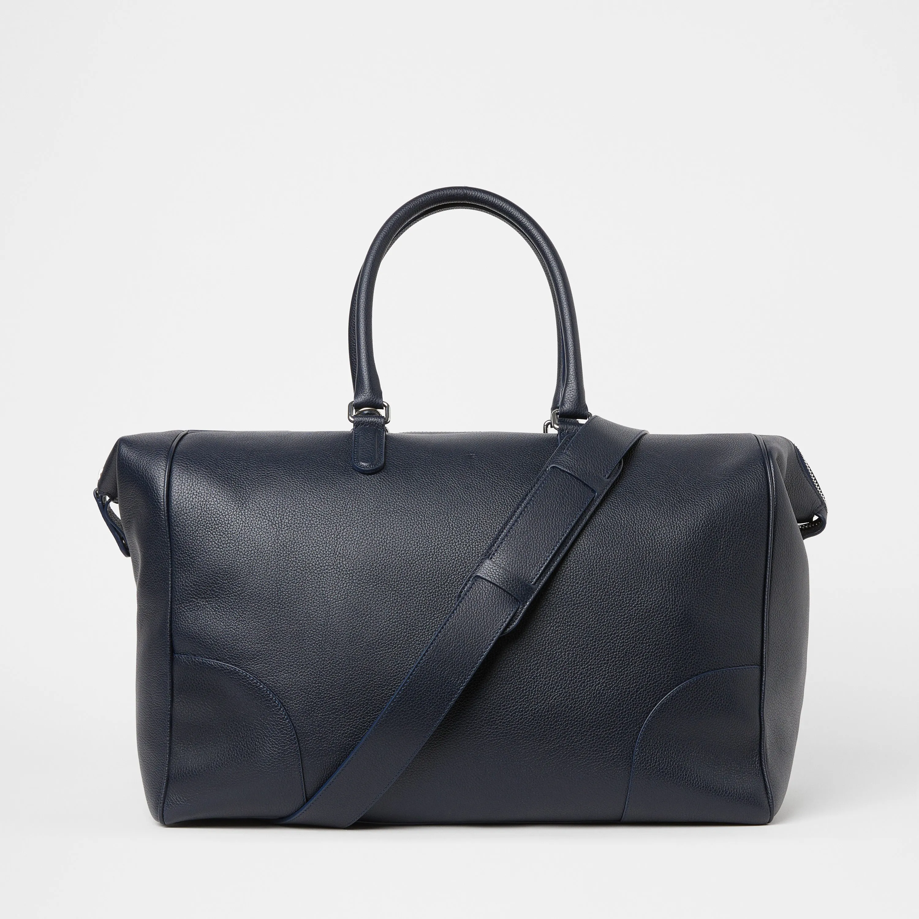 Full-Grain Leather Weekend Bag