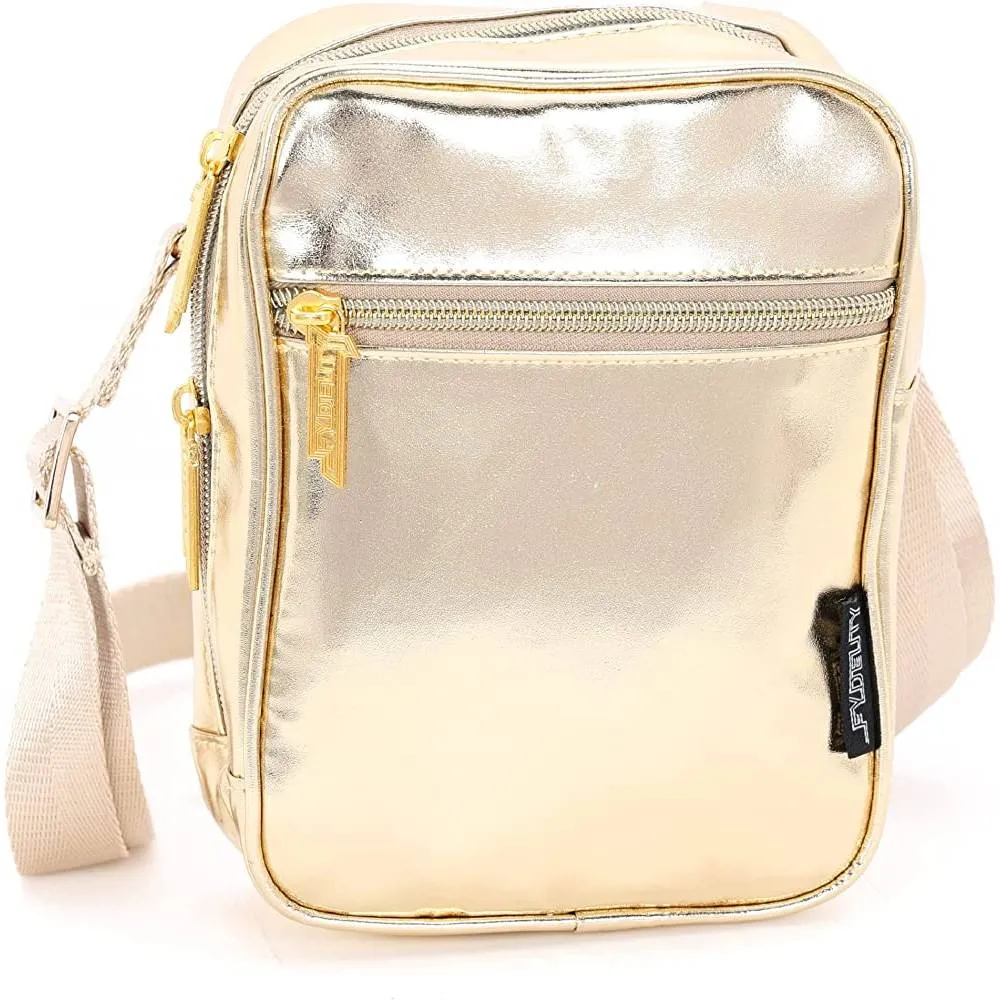 FYDELITY Small Crossbody Bag Men Women Festival Crossbody Bag for Men and Women Sling Side Shoulder Bag 80s Crossbody Bags Festival Bag Concert Bag Side Bags for Men Cross Body Bag Flying Tiger Shark | Multiple Colors