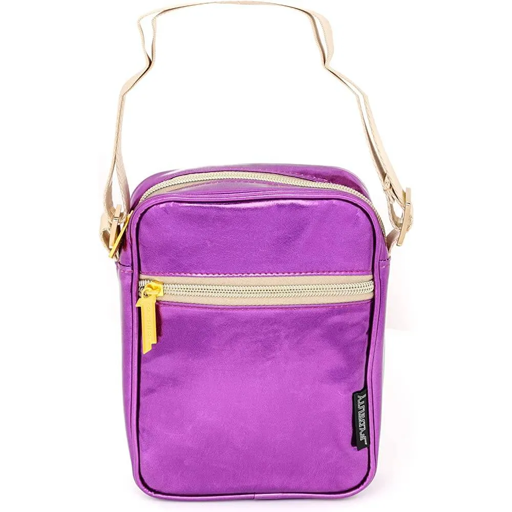 FYDELITY Small Crossbody Bag Men Women Festival Crossbody Bag for Men and Women Sling Side Shoulder Bag 80s Crossbody Bags Festival Bag Concert Bag Side Bags for Men Cross Body Bag Flying Tiger Shark | Multiple Colors