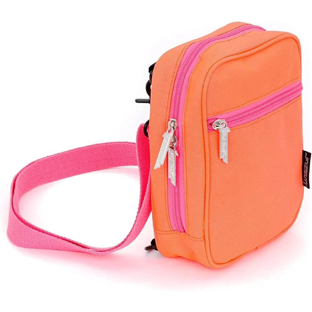 FYDELITY Small Crossbody Bag Men Women Festival Crossbody Bag for Men and Women Sling Side Shoulder Bag 80s Crossbody Bags Festival Bag Concert Bag Side Bags for Men Cross Body Bag Flying Tiger Shark | Multiple Colors