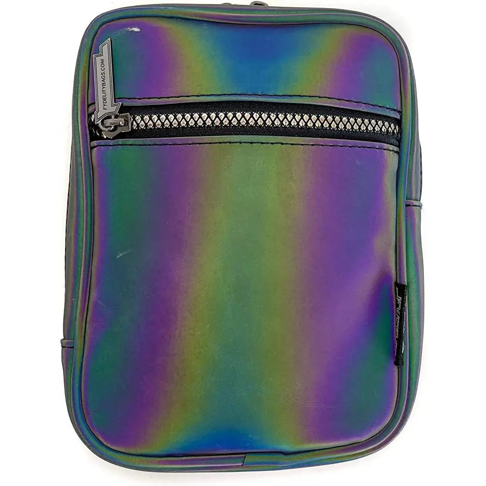 FYDELITY Small Crossbody Bag Men Women Festival Crossbody Bag for Men and Women Sling Side Shoulder Bag 80s Crossbody Bags Festival Bag Concert Bag Side Bags for Men Cross Body Bag Flying Tiger Shark | Multiple Colors