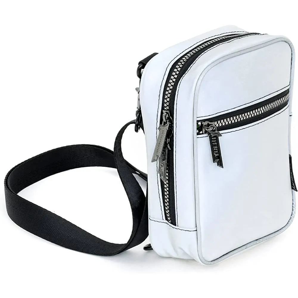 FYDELITY Small Crossbody Bag Men Women Festival Crossbody Bag for Men and Women Sling Side Shoulder Bag 80s Crossbody Bags Festival Bag Concert Bag Side Bags for Men Cross Body Bag Flying Tiger Shark | Multiple Colors