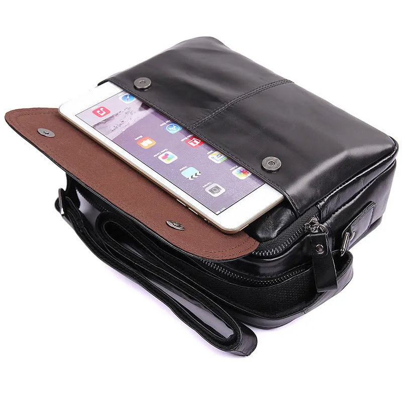 Genuine Leather Messenger Bags Casual Leather Bag For Men Crossbody Shoulder Bag