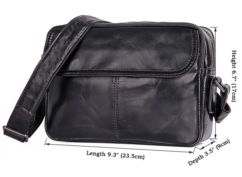 Genuine Leather Messenger Bags Casual Leather Bag For Men Crossbody Shoulder Bag