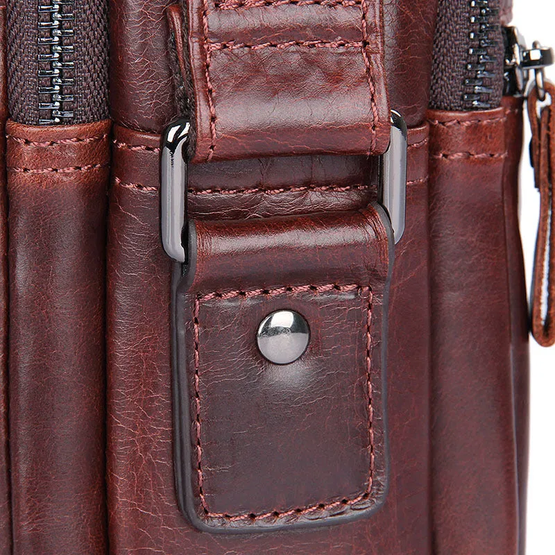Genuine Leather Messenger Bags Casual Leather Bag For Men Crossbody Shoulder Bag