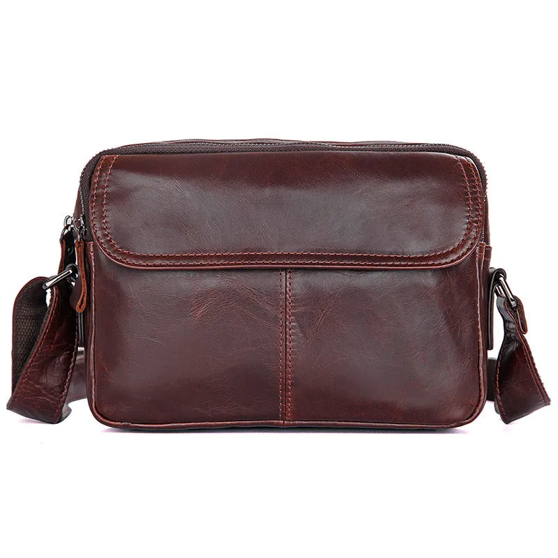 Genuine Leather Messenger Bags Casual Leather Bag For Men Crossbody Shoulder Bag