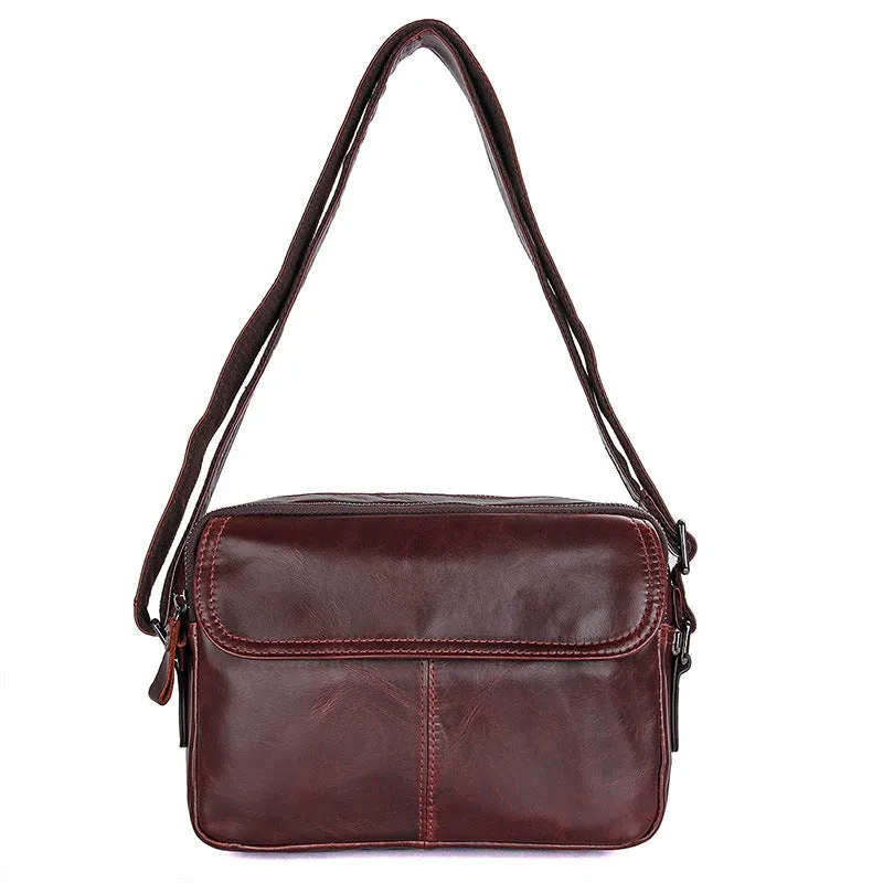 Genuine Leather Messenger Bags Casual Leather Bag For Men Crossbody Shoulder Bag