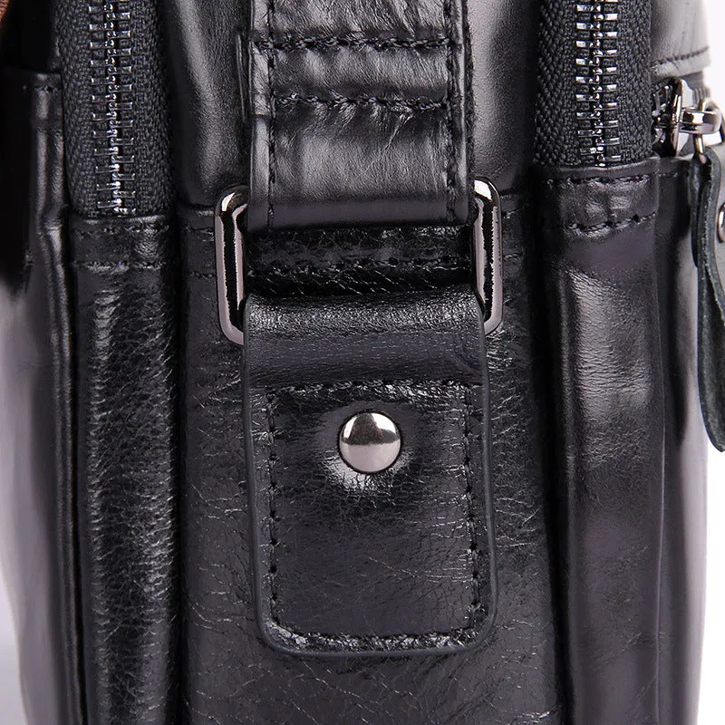 Genuine Leather Messenger Bags Casual Leather Bag For Men Crossbody Shoulder Bag