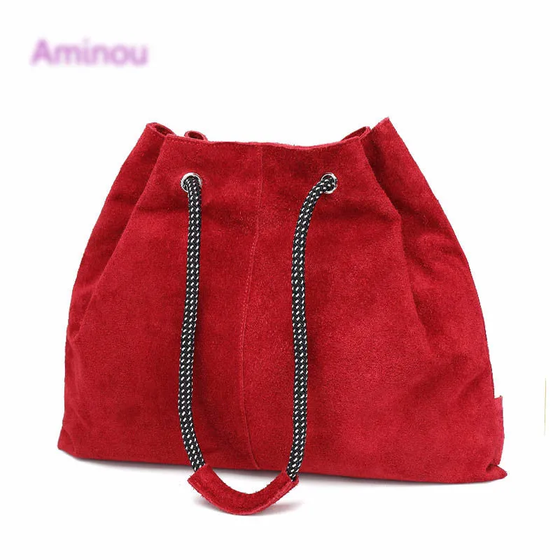 Genuine Leather Tassel Vintage Handbag