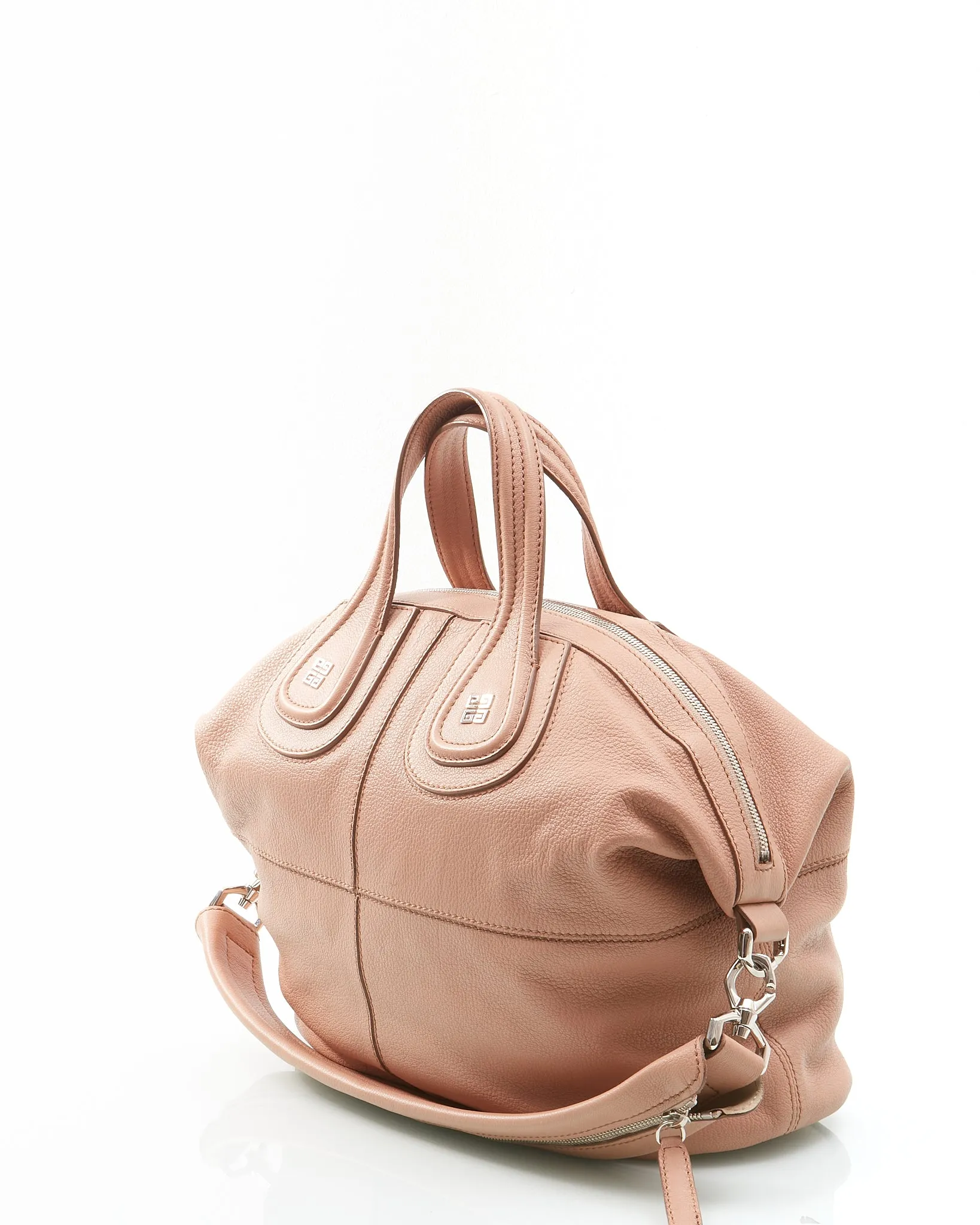 Givenchy Beige Leather Nightingale Top Handle Bag