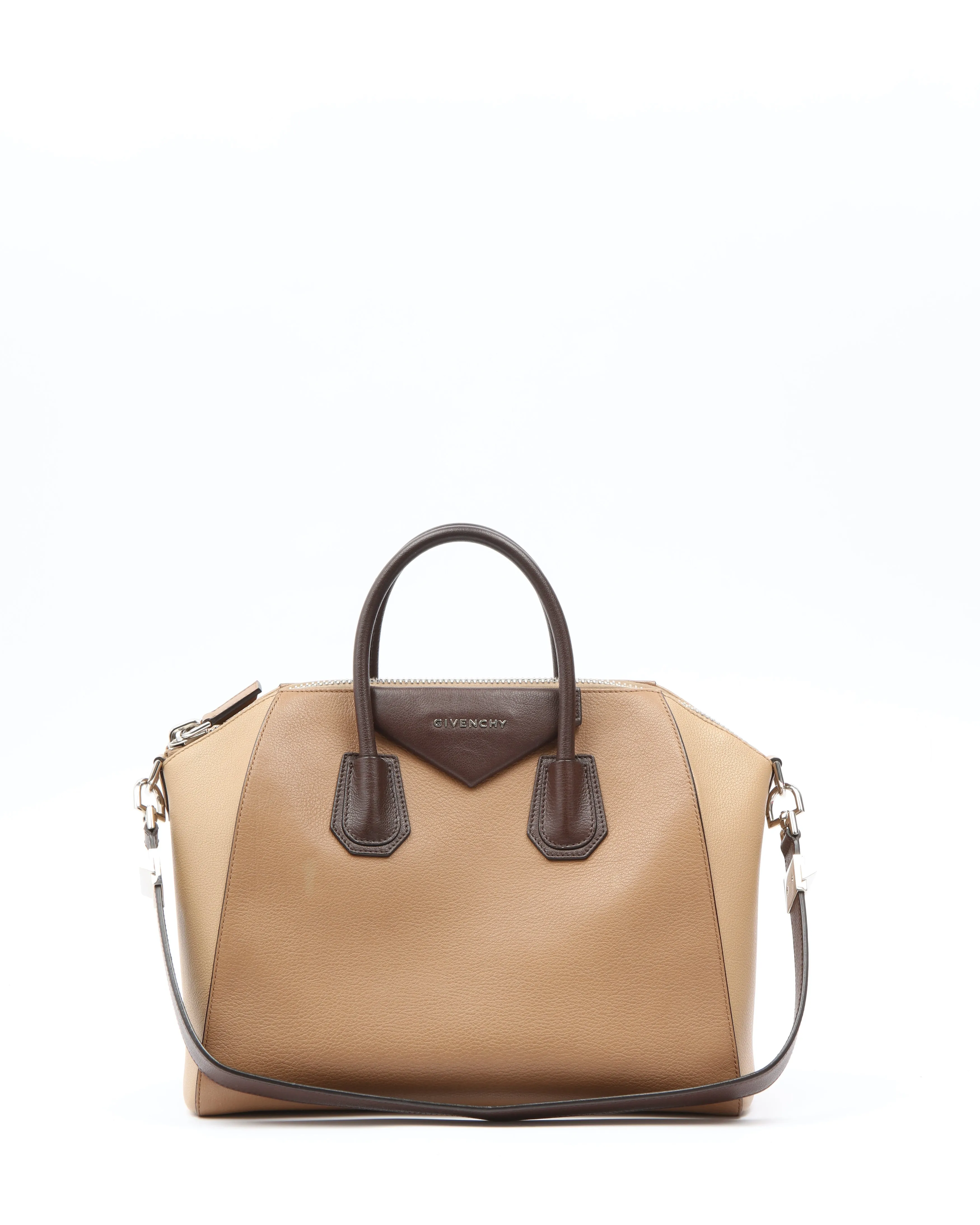 Givenchy Brown Tri Color Medium Antigona Bag