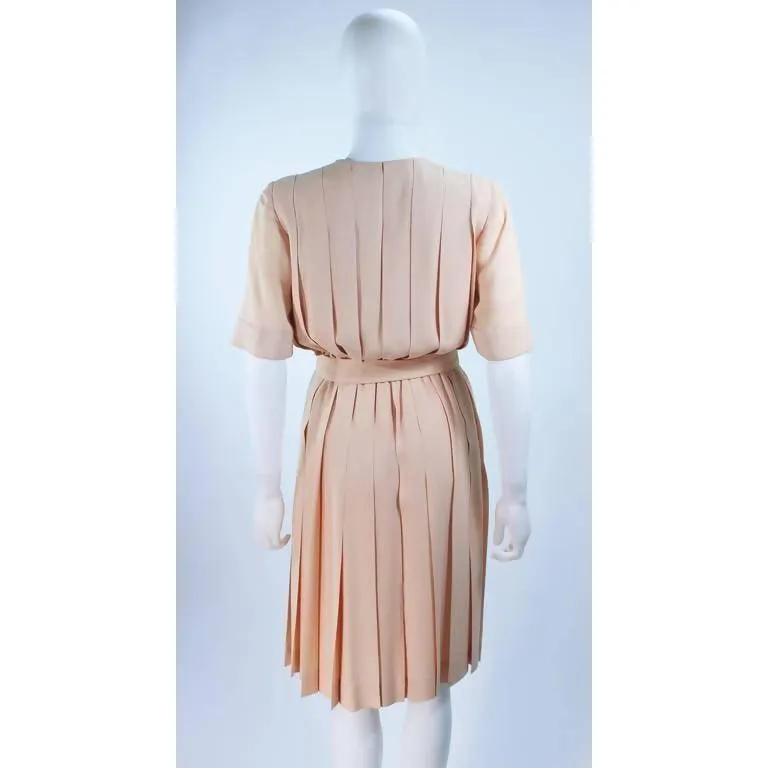 GIVENCHY Couture Cream Ivory Silk Wrap Dress | Size US 2 - EU 32