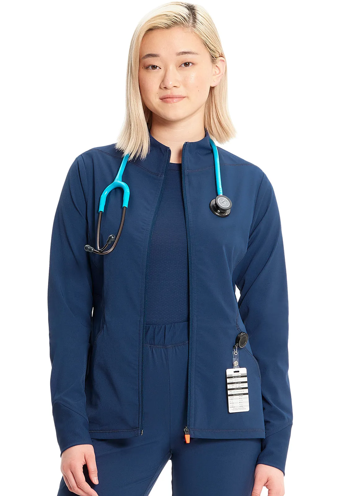 GNR8 IN320A Zip Front Jacket Navy