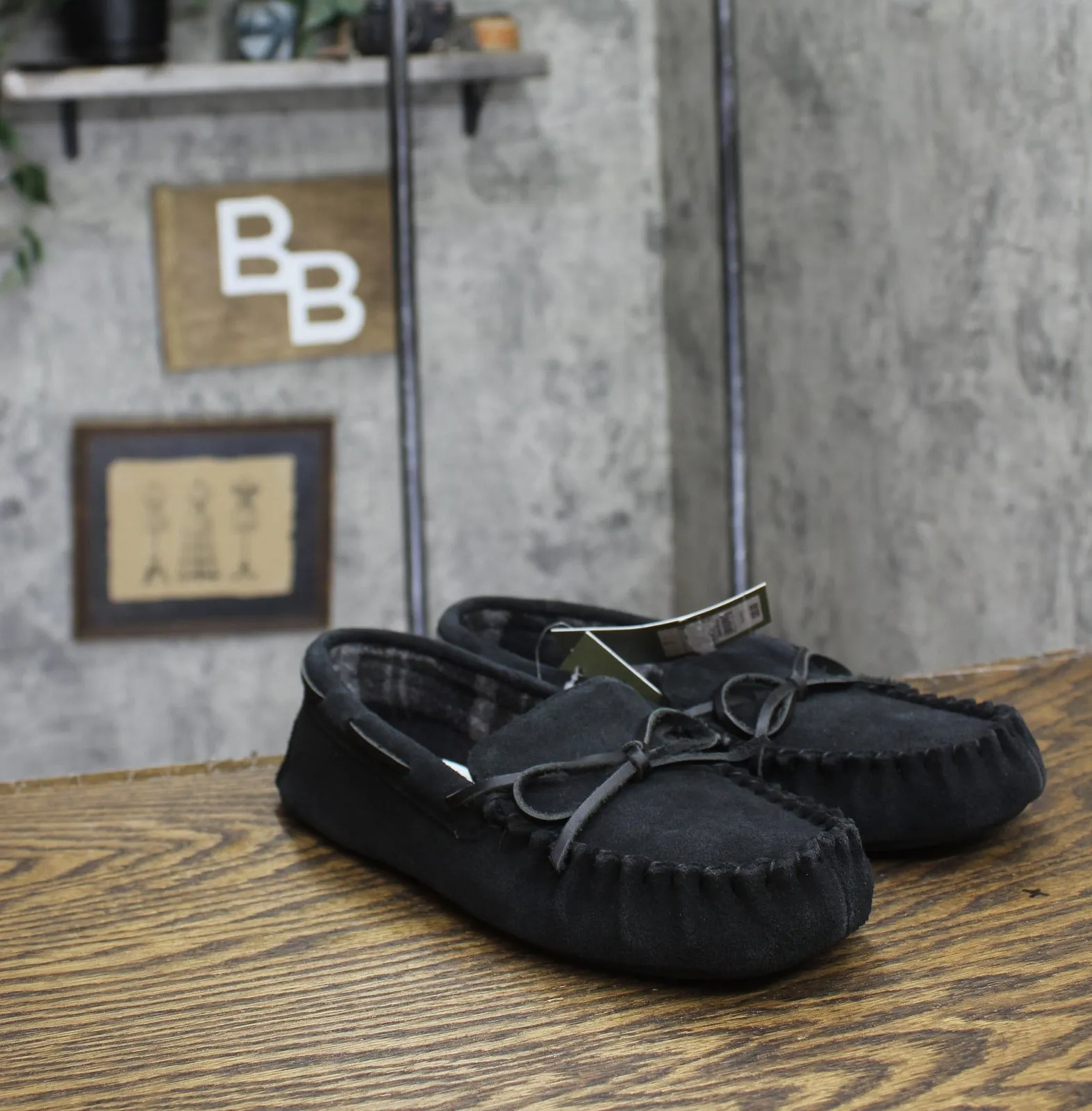 Goodfellow & Co Mens Topher Moccasin Slippers 91308410 Black 7