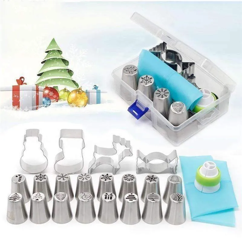 Gotolovely™ Christmas Piping Nozzles Kit