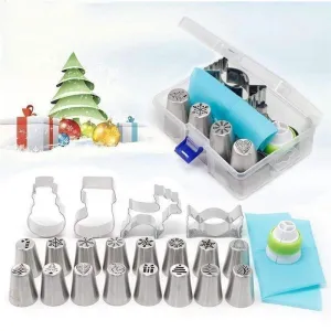 Gotolovely™ Christmas Piping Nozzles Kit
